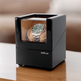 Envernadora de reloj único con ventana transparente: muestre su reloj Rolex con estilo